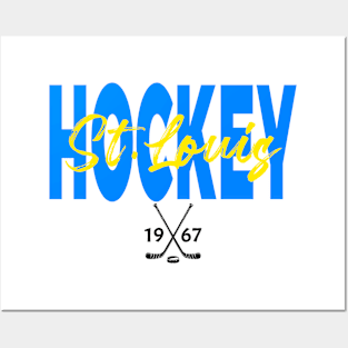 St louis hockey Posters and Art